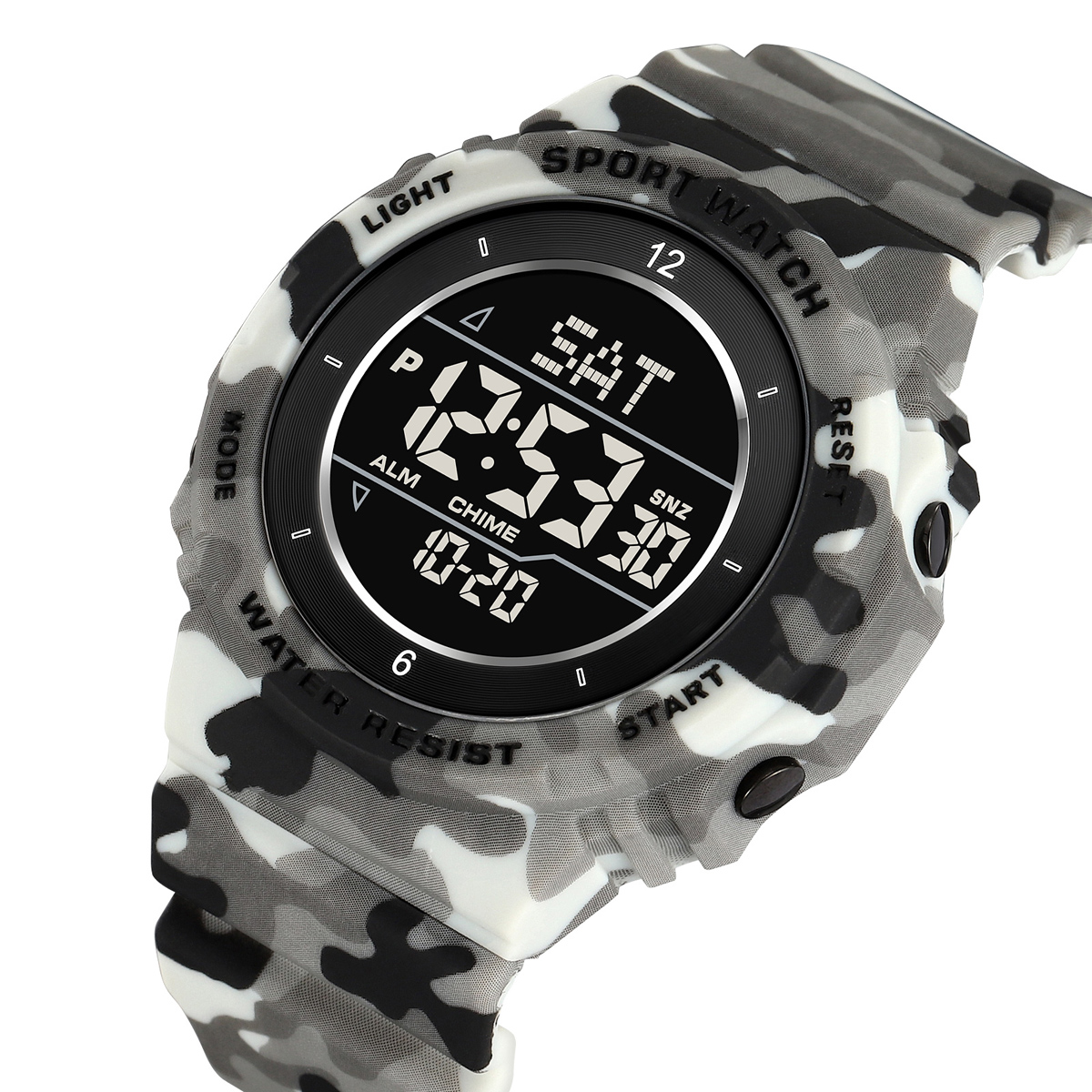 SKMEI 2400 Wholesale Mulitifunctionall Large Sports Electronic Men Digital Watch