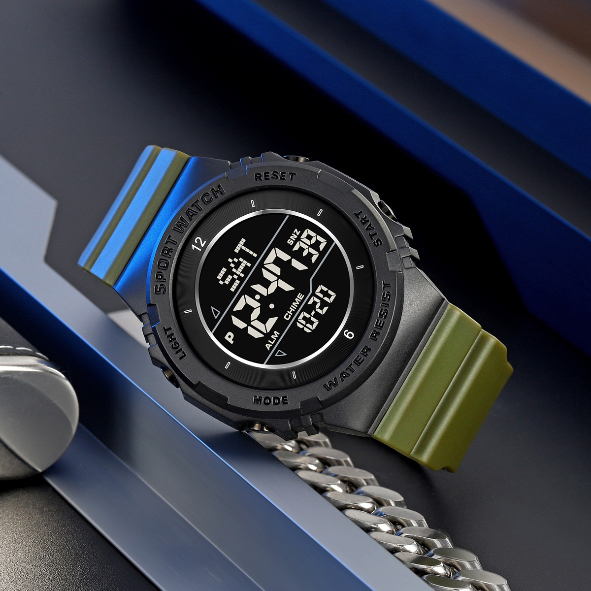 SKMEI 2400 Wholesale Mulitifunctionall Large Sports Electronic Men Digital Watch