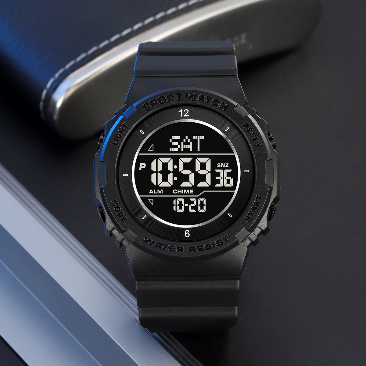 SKMEI 2400 Wholesale Mulitifunctionall Large Sports Electronic Men Digital Watch