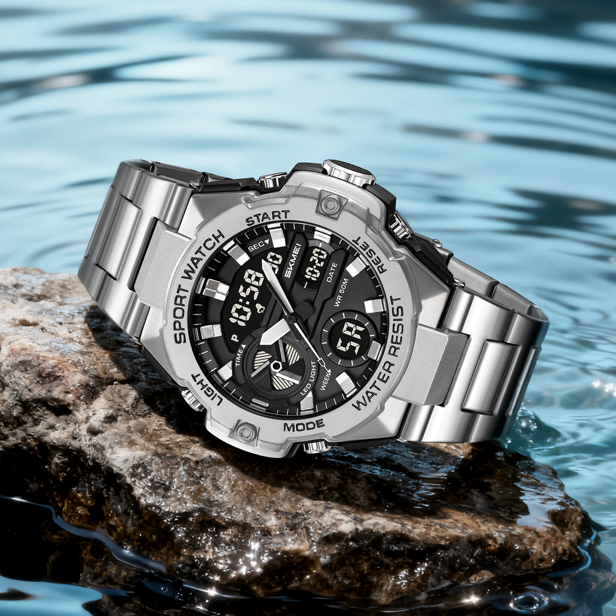 SKMEI 2404 new digital analog watch