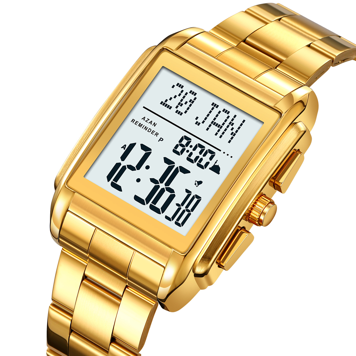 Skmei 2405 Azan Islamic Prayer Times Watch 