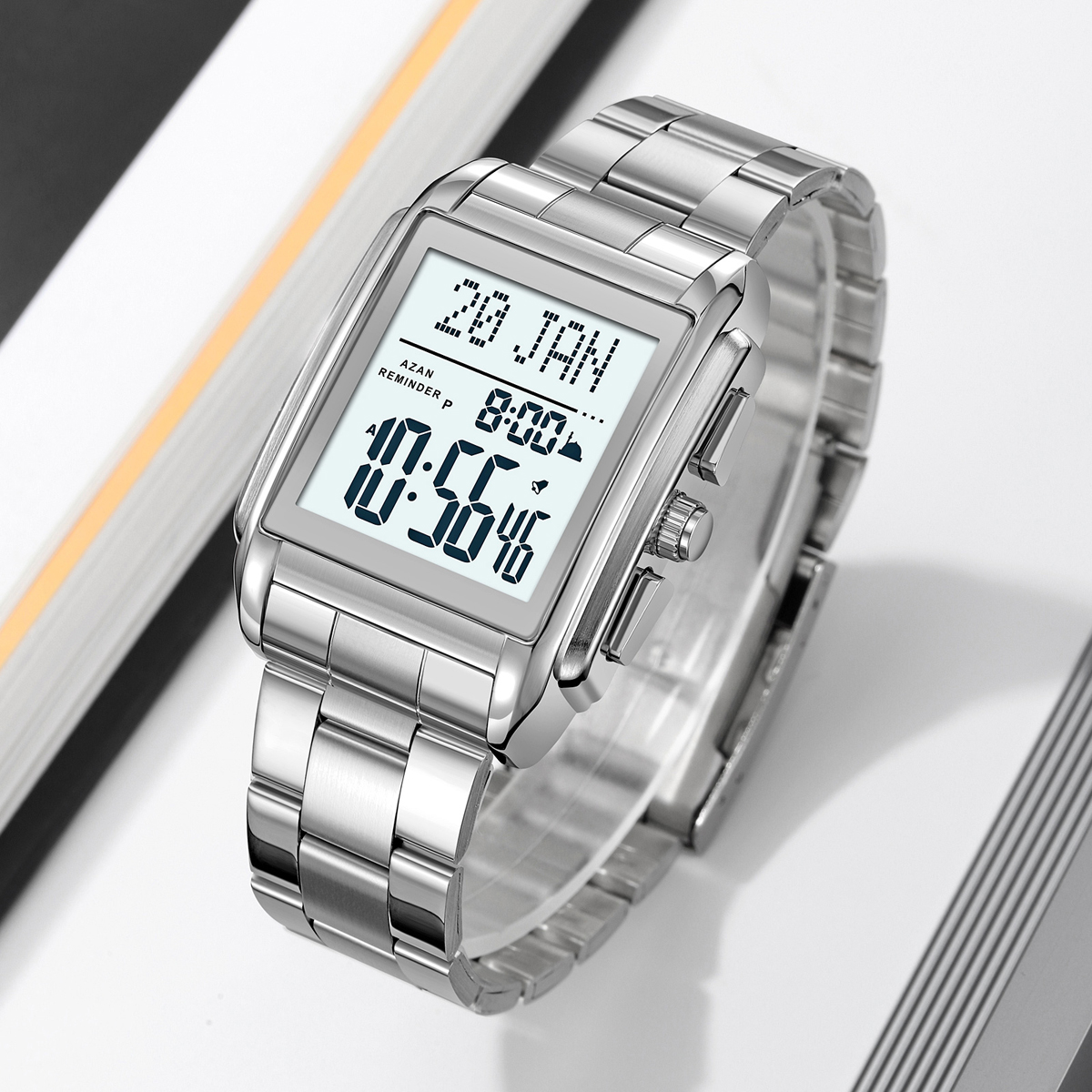 Skmei 2405 Azan Islamic Prayer Times Watch 