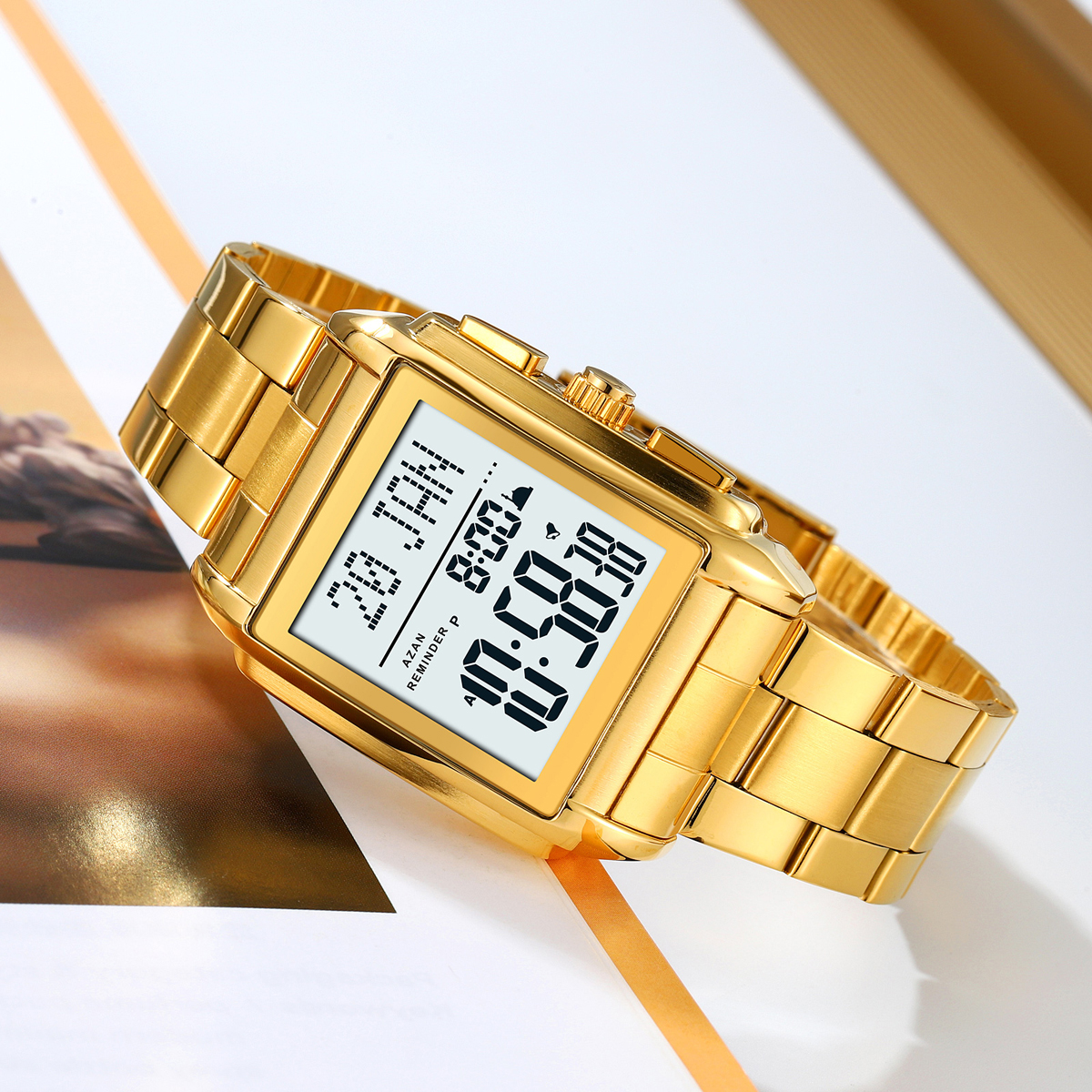 Skmei 2405 Azan Islamic Prayer Times Watch 