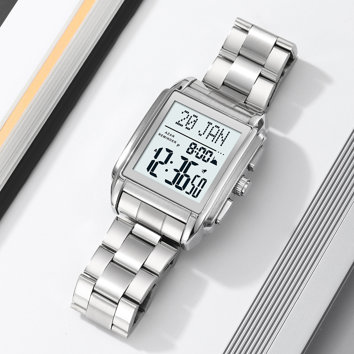 Skmei 2405 Azan Islamic Prayer Times Watch 