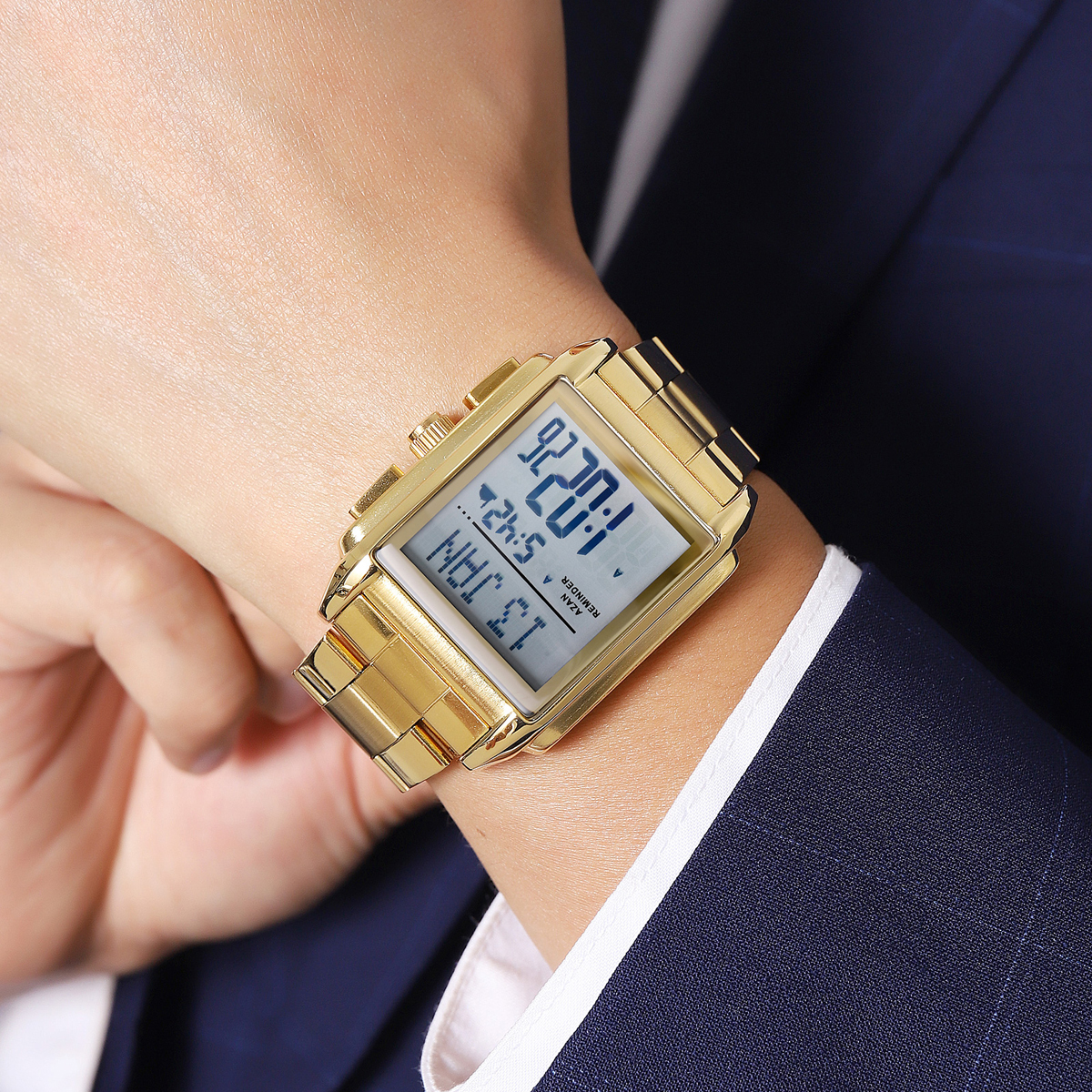 Skmei 2405 Azan Islamic Prayer Times Watch 