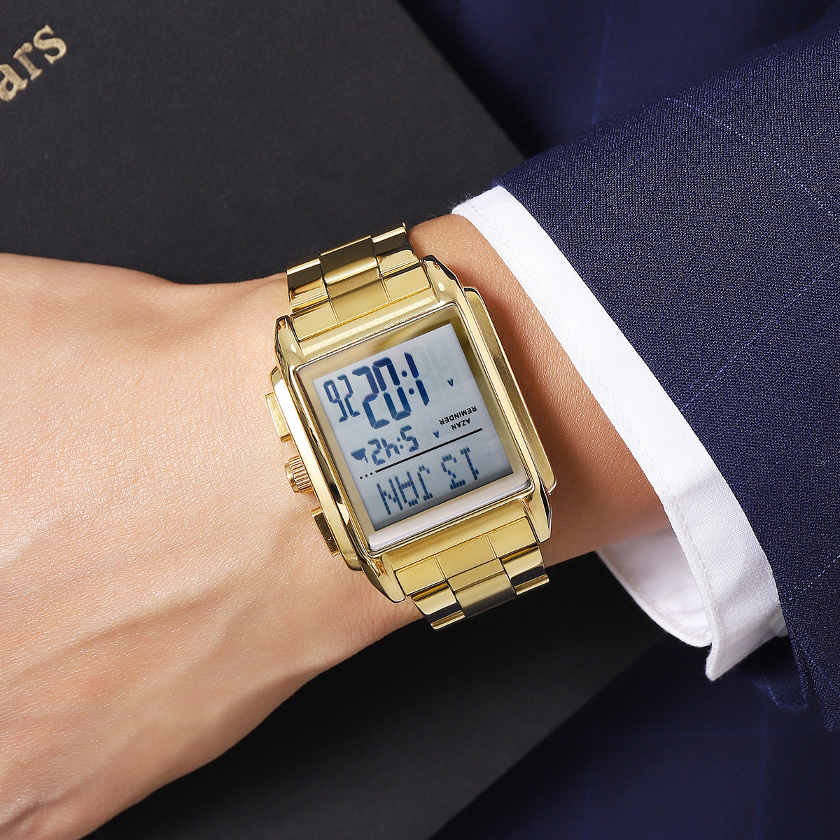 Skmei 2405 Azan Islamic Prayer Times Watch 