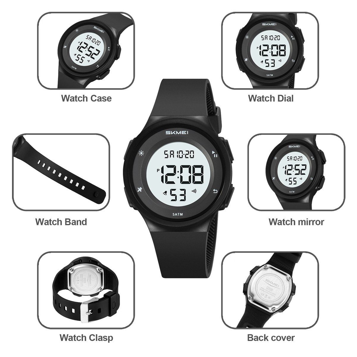 Skmei 2406 new design ODM girl digital watch