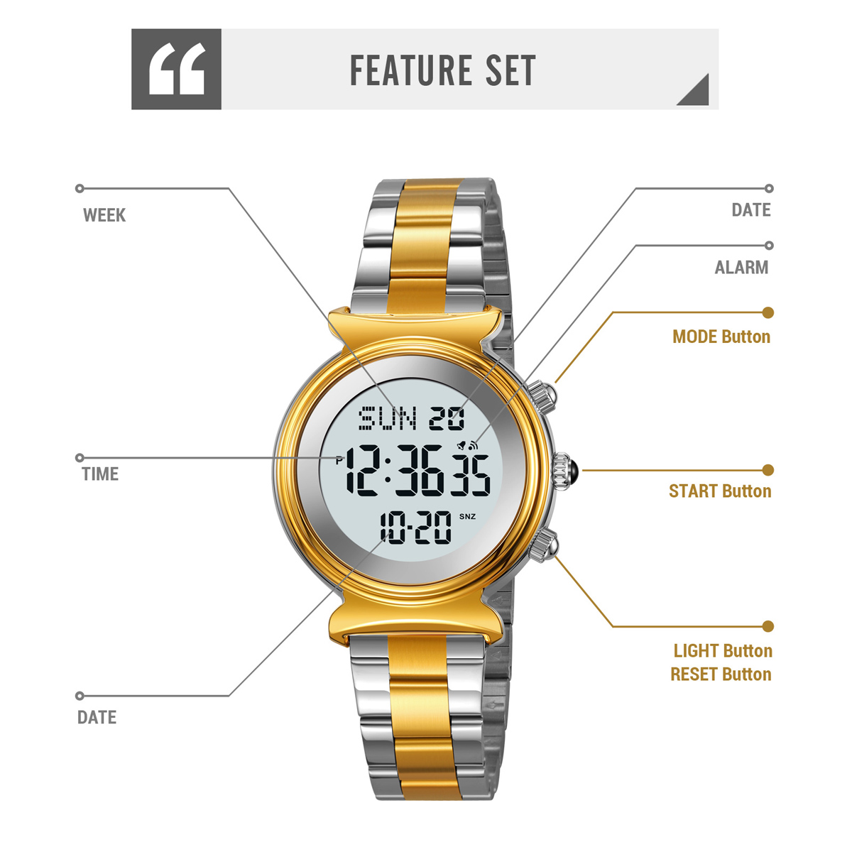 Skmei 2408 Hour Multi Function Digital Watch Relojes