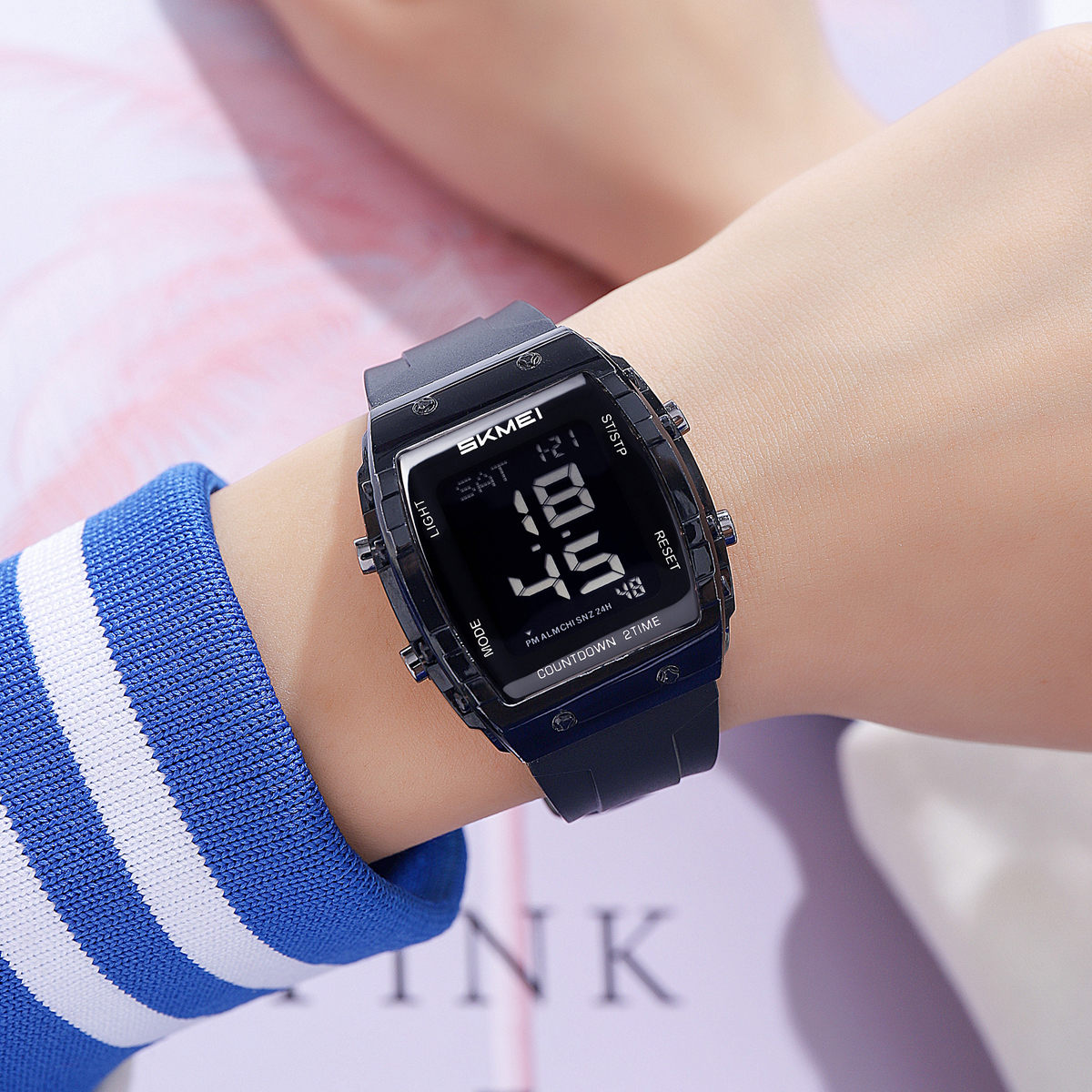 Skmei 2410 fancy custom face unisex digital watch