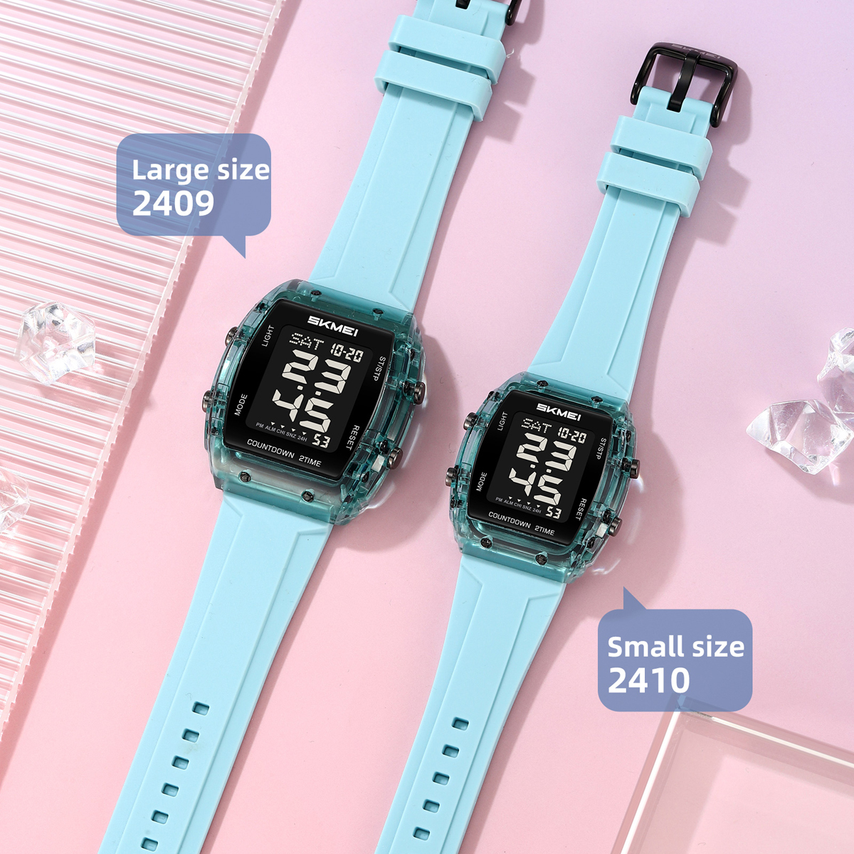 Skmei 2410 fancy custom face unisex digital watch