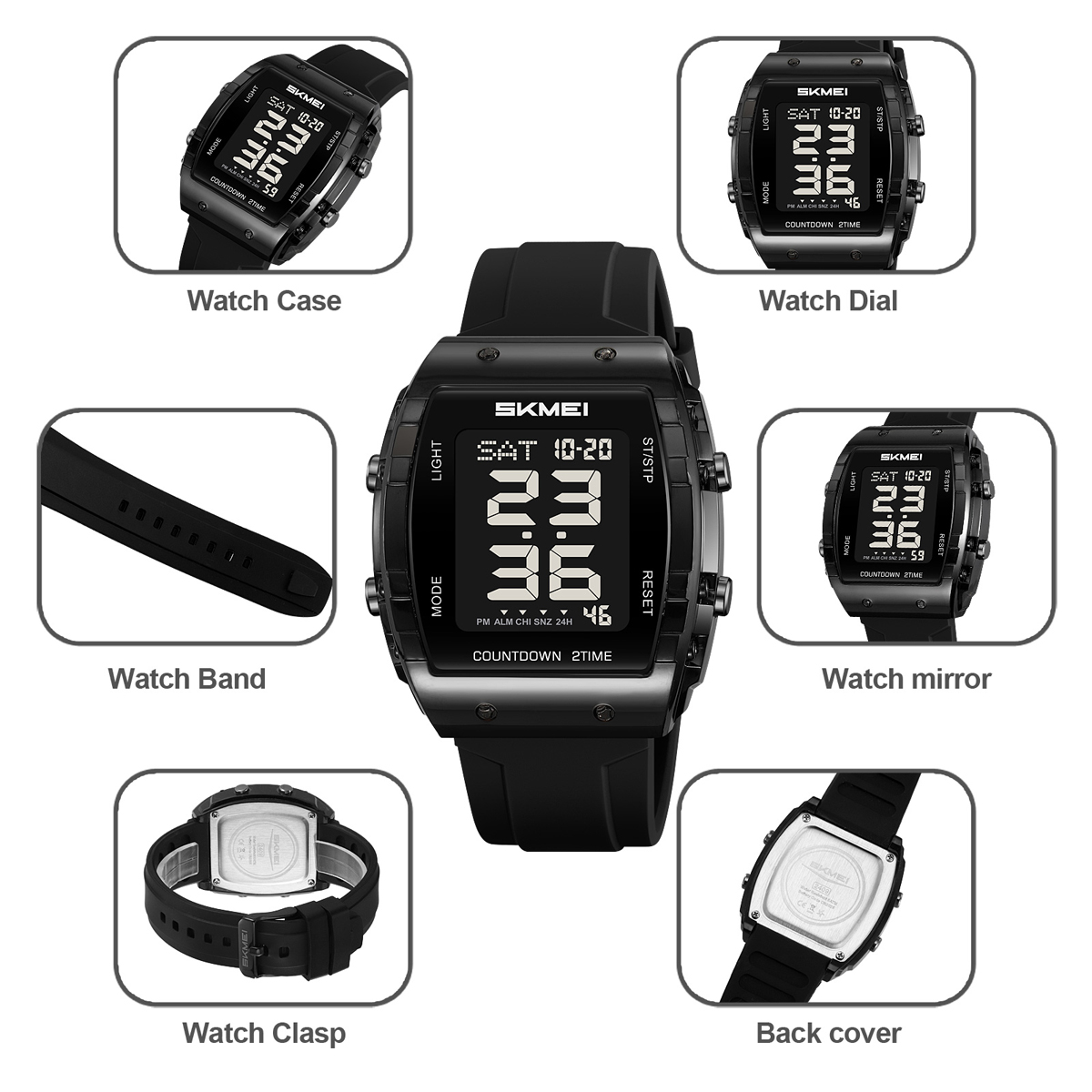 NEW Arrival SKMEI 2409 Wristwatch Digital Watch 