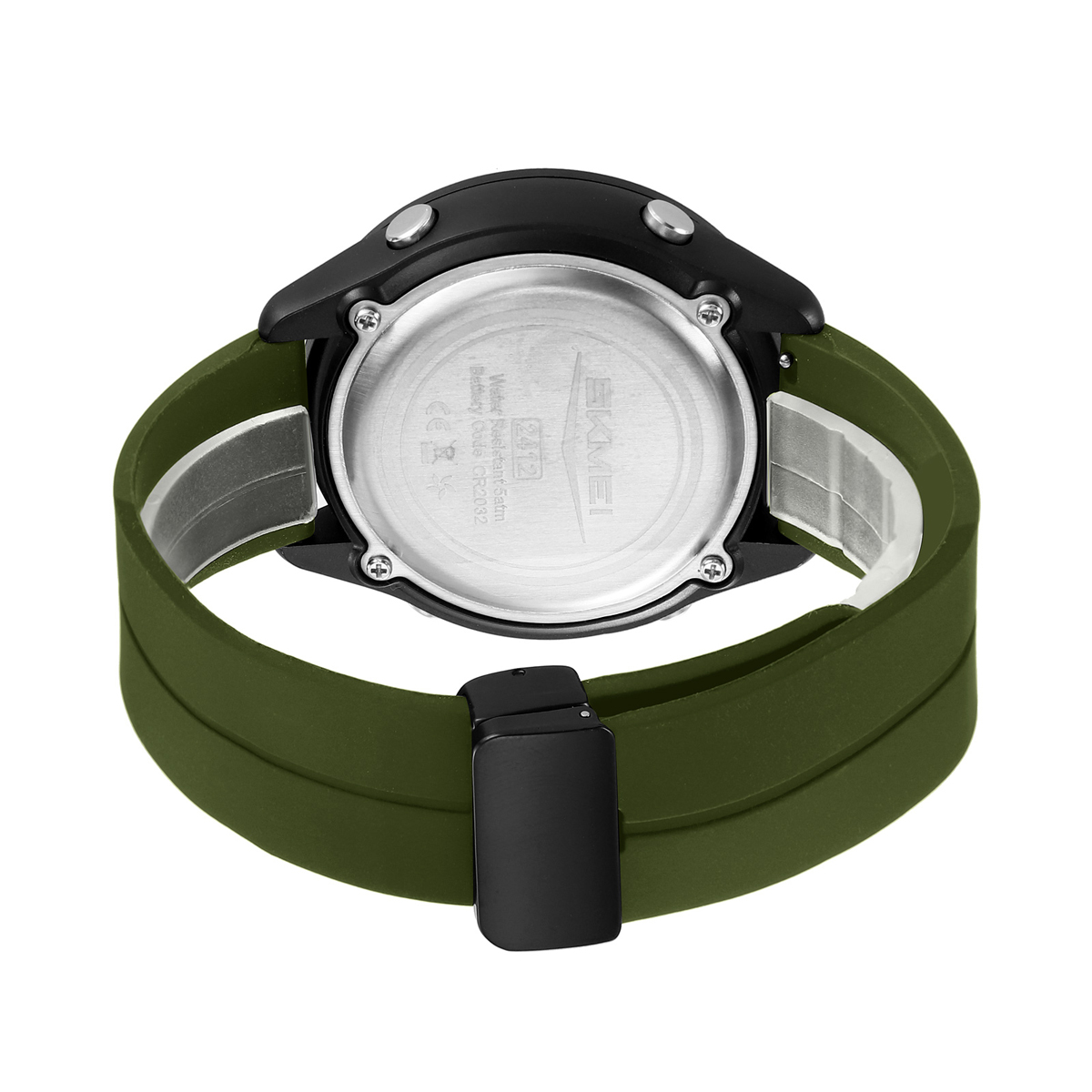 SKMEI 2412 World Time Minimalist Digital Watch