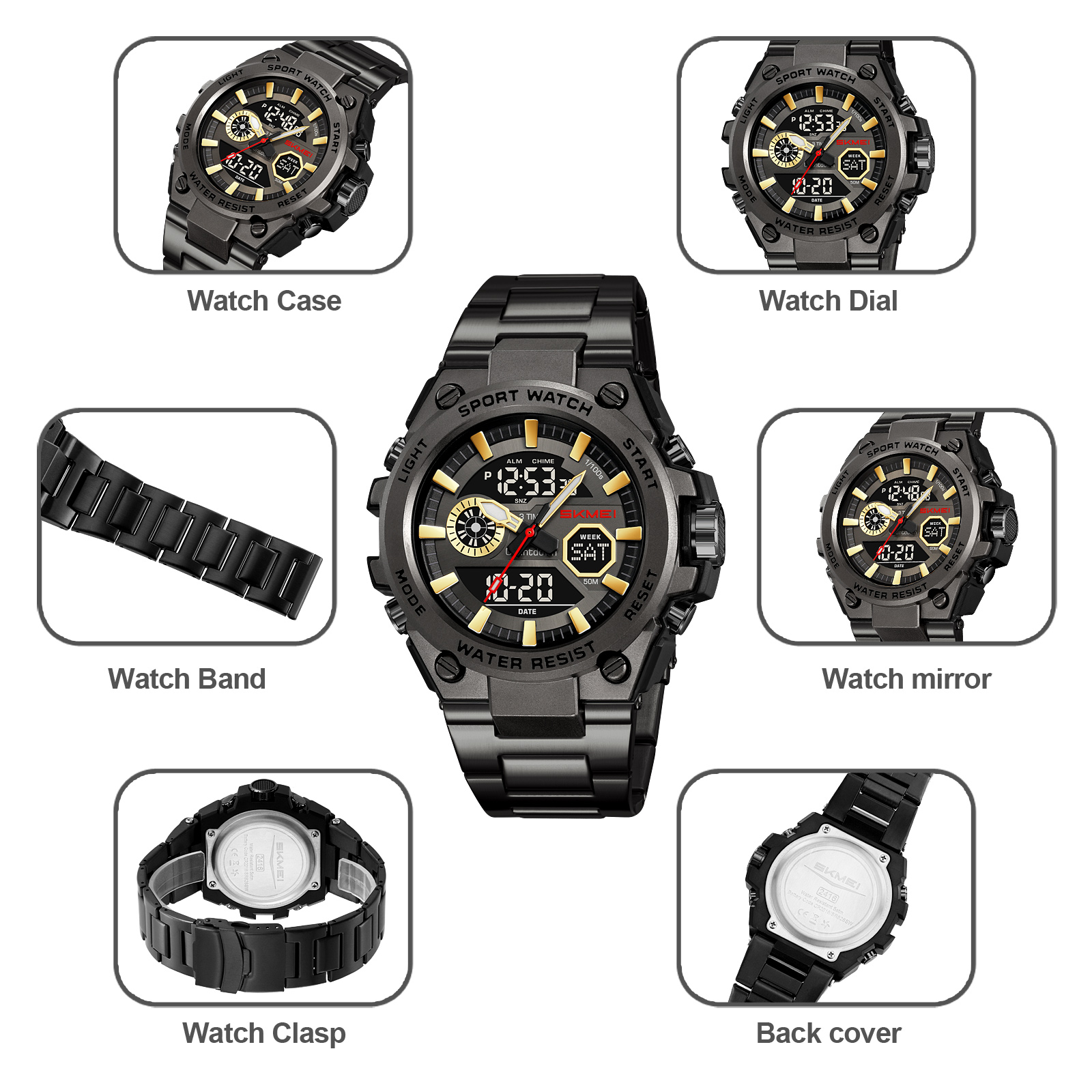 Skmei 2416 watches wholesale manufacturer digital watch 