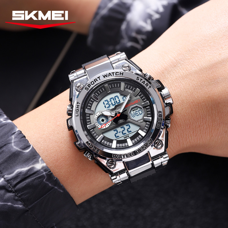 Digital Sport Watch Skmei 2417 Dual Time Analog Digital Wrist Watch