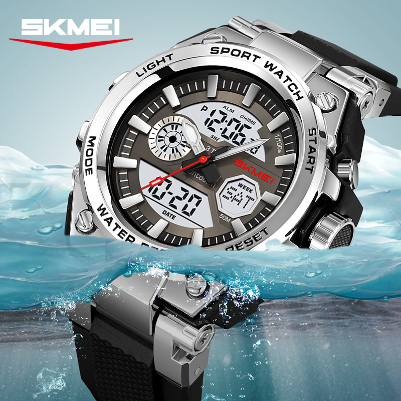 Digital Sport Watch Skmei 2417 Dual Time Analog Digital Wrist Watch
