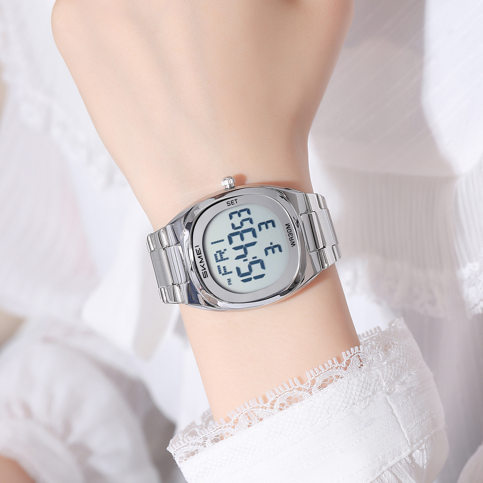 SKMEI 2419 Unisex Size Wholesale Customize Waterproof Digital Watch Men Women