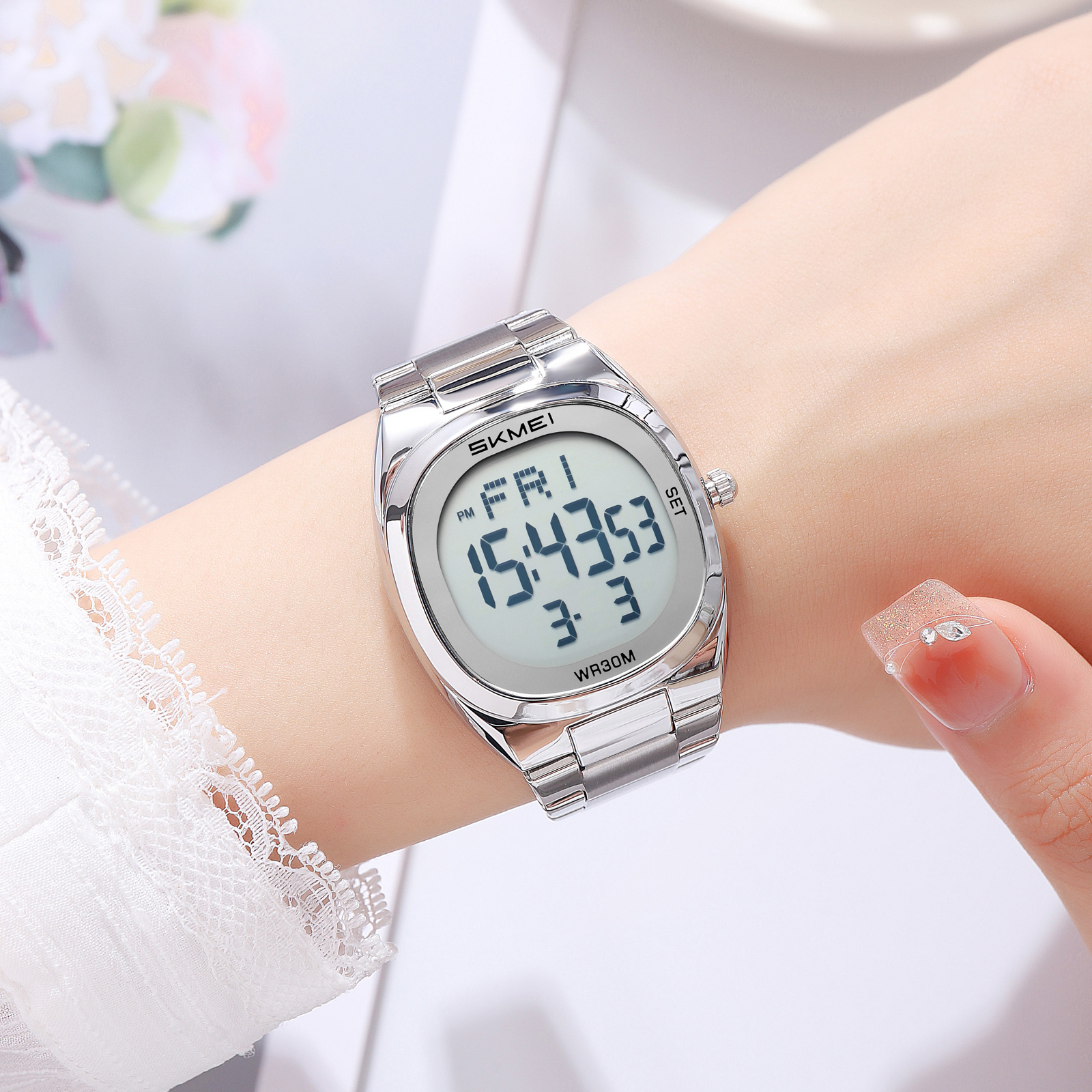SKMEI 2419 Unisex Size Wholesale Customize Waterproof Digital Watch Men Women