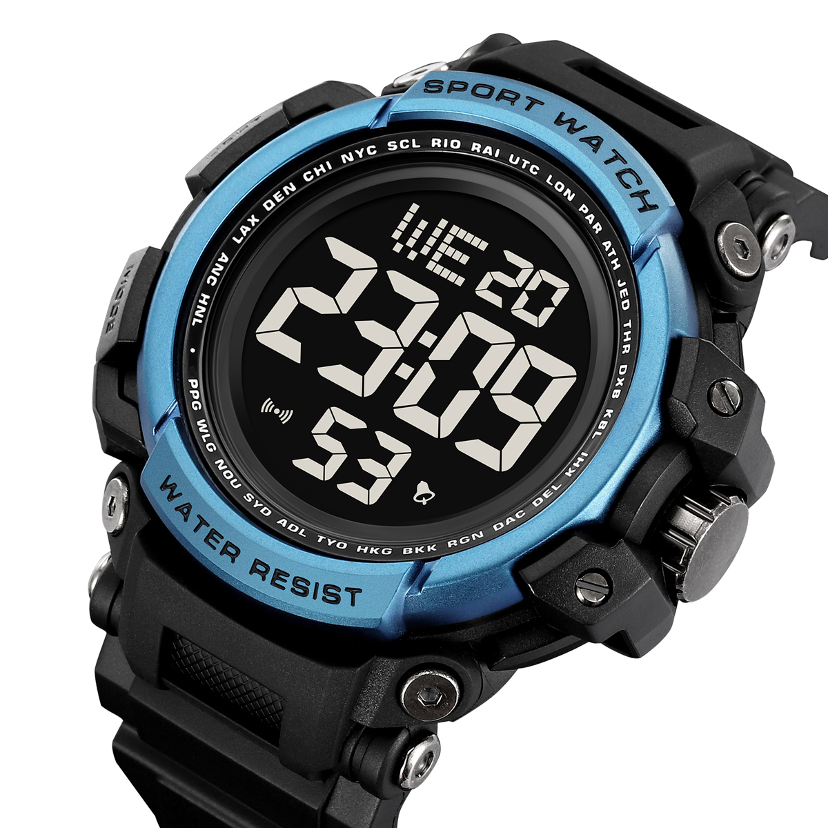 SKMEI 2422 BIG DIAL SHOCK SPORTS WATCHES MEN