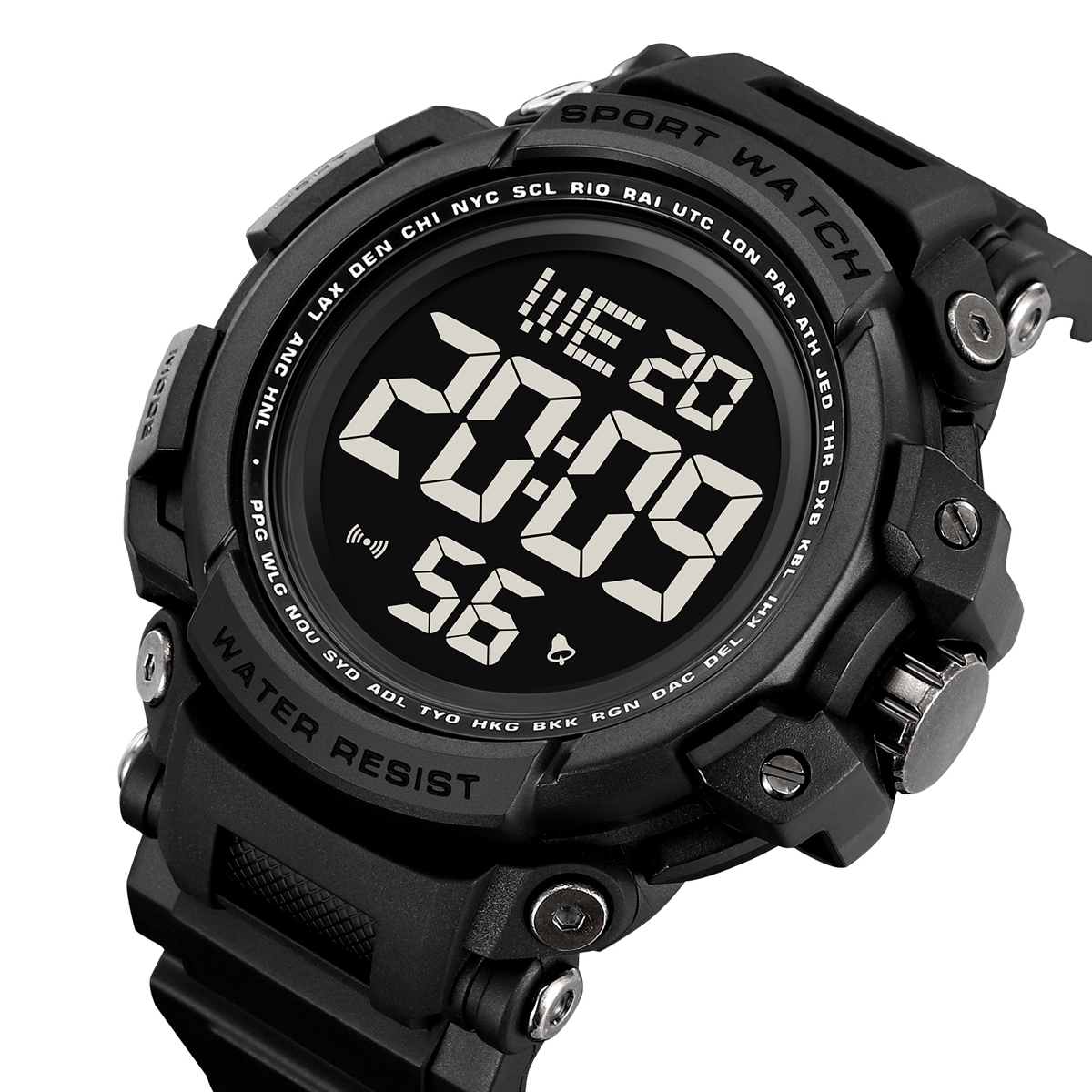 SKMEI 2422 BIG DIAL SHOCK SPORTS WATCHES MEN