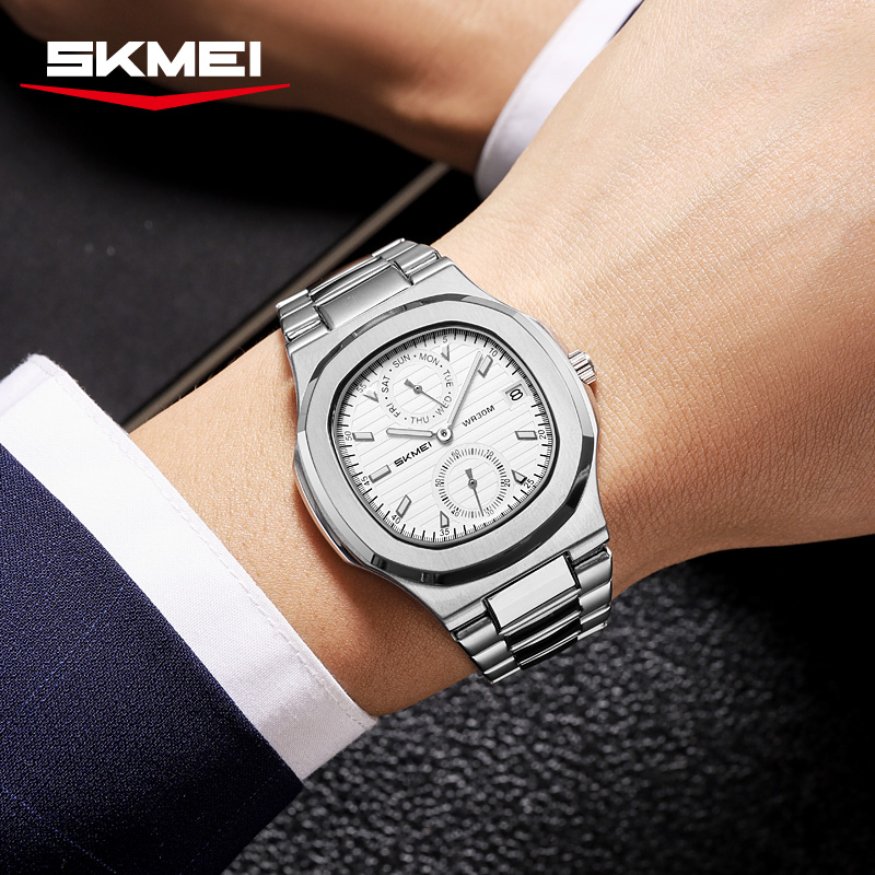 SKMEI 2423 Men's Stainless Steel Wrist Watch