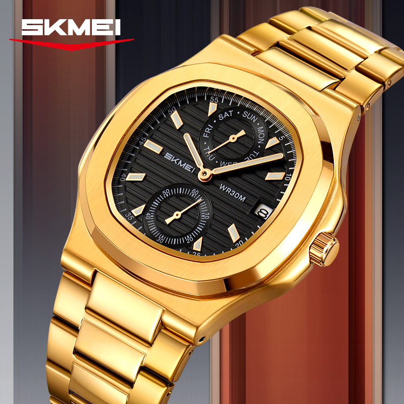 SKMEI 2423 Men's Stainless Steel Wrist Watch