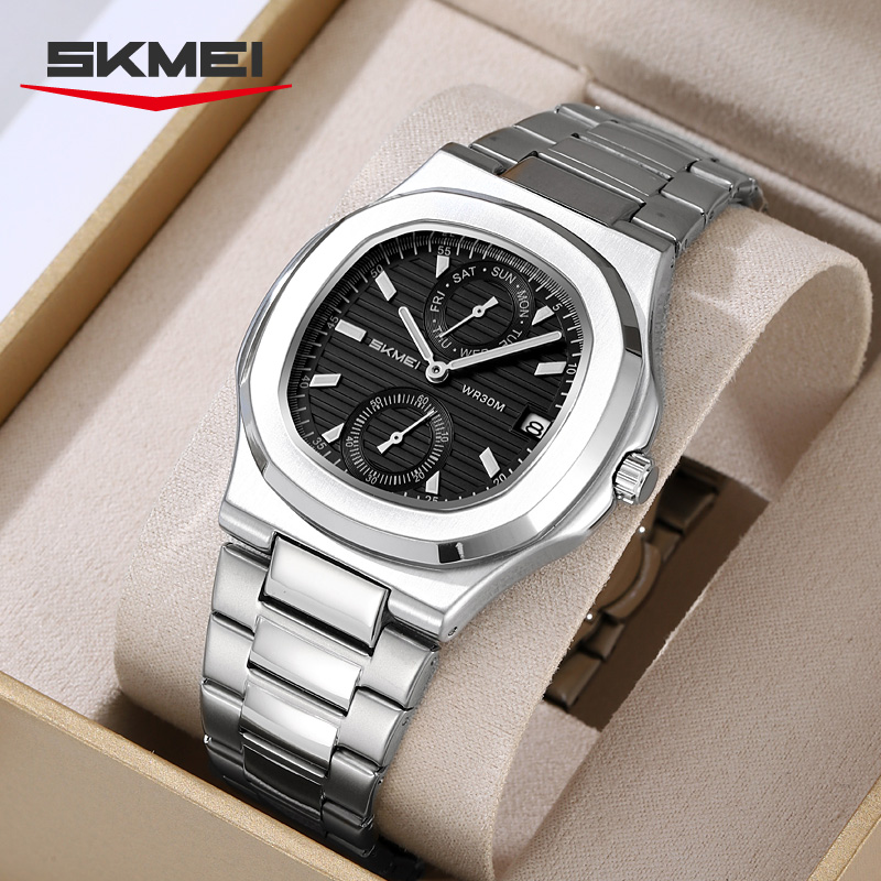 SKMEI 2423 Men's Stainless Steel Wrist Watch