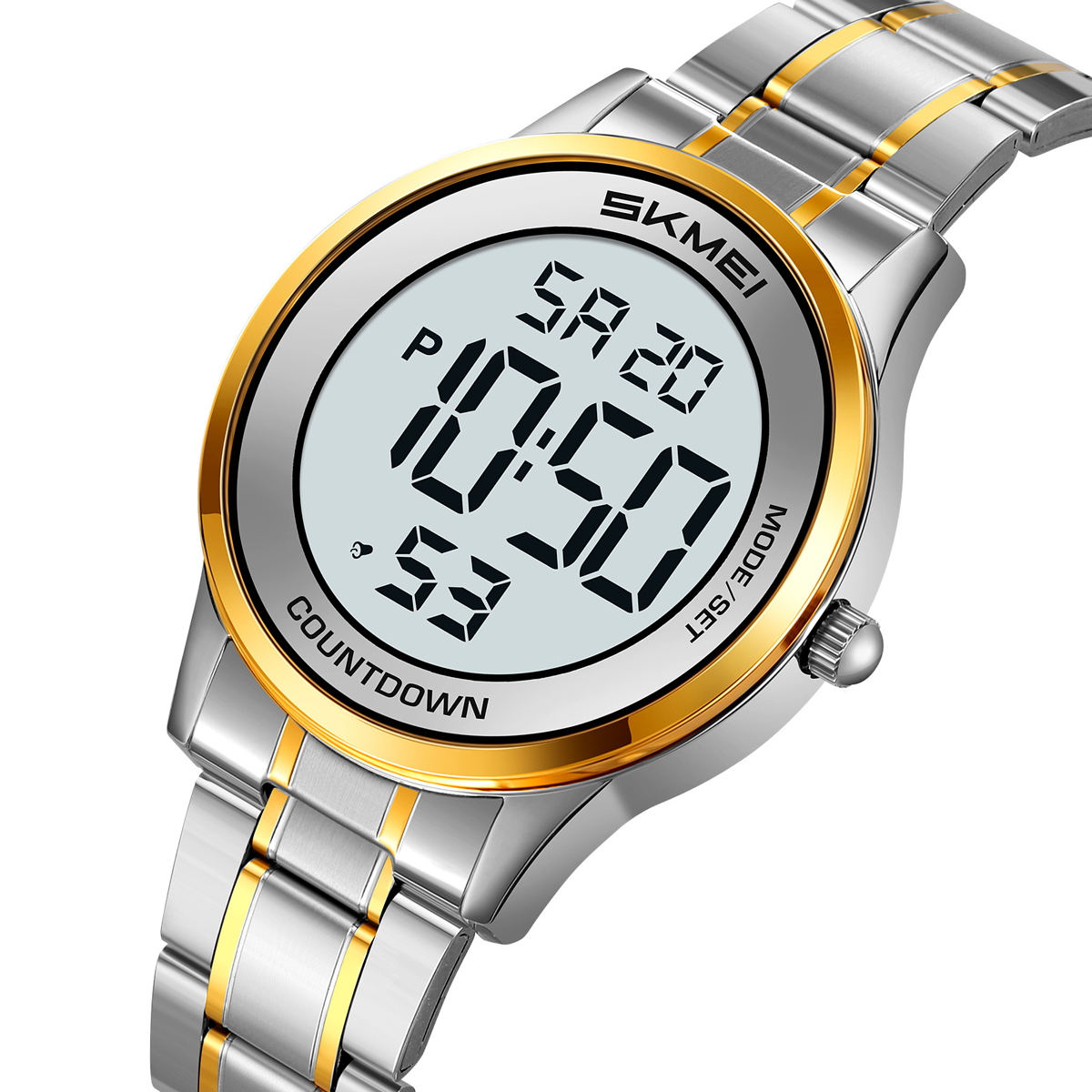 Skmei 2425 Classic Gents Digital Watch Stainless Steel Band
