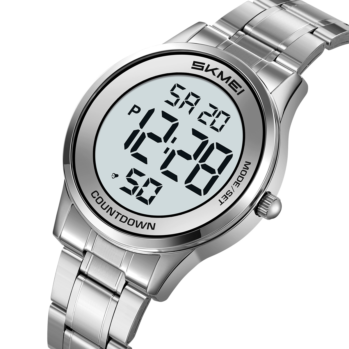 Skmei 2425 Classic Gents Digital Watch Stainless Steel Band
