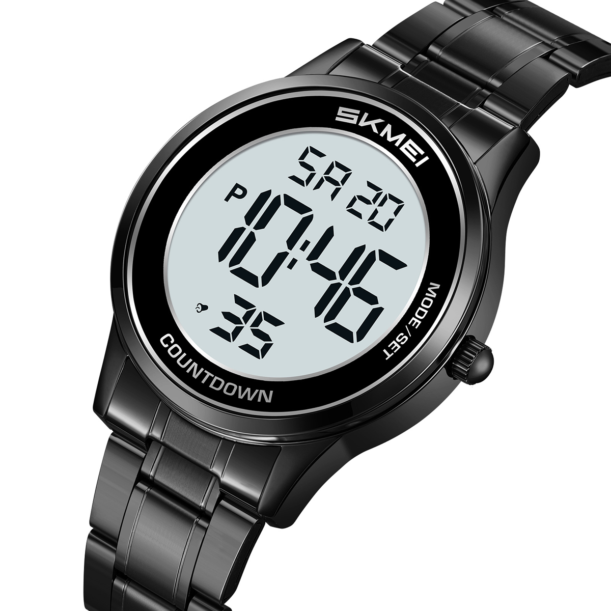 Skmei 2425 Classic Gents Digital Watch Stainless Steel Band
