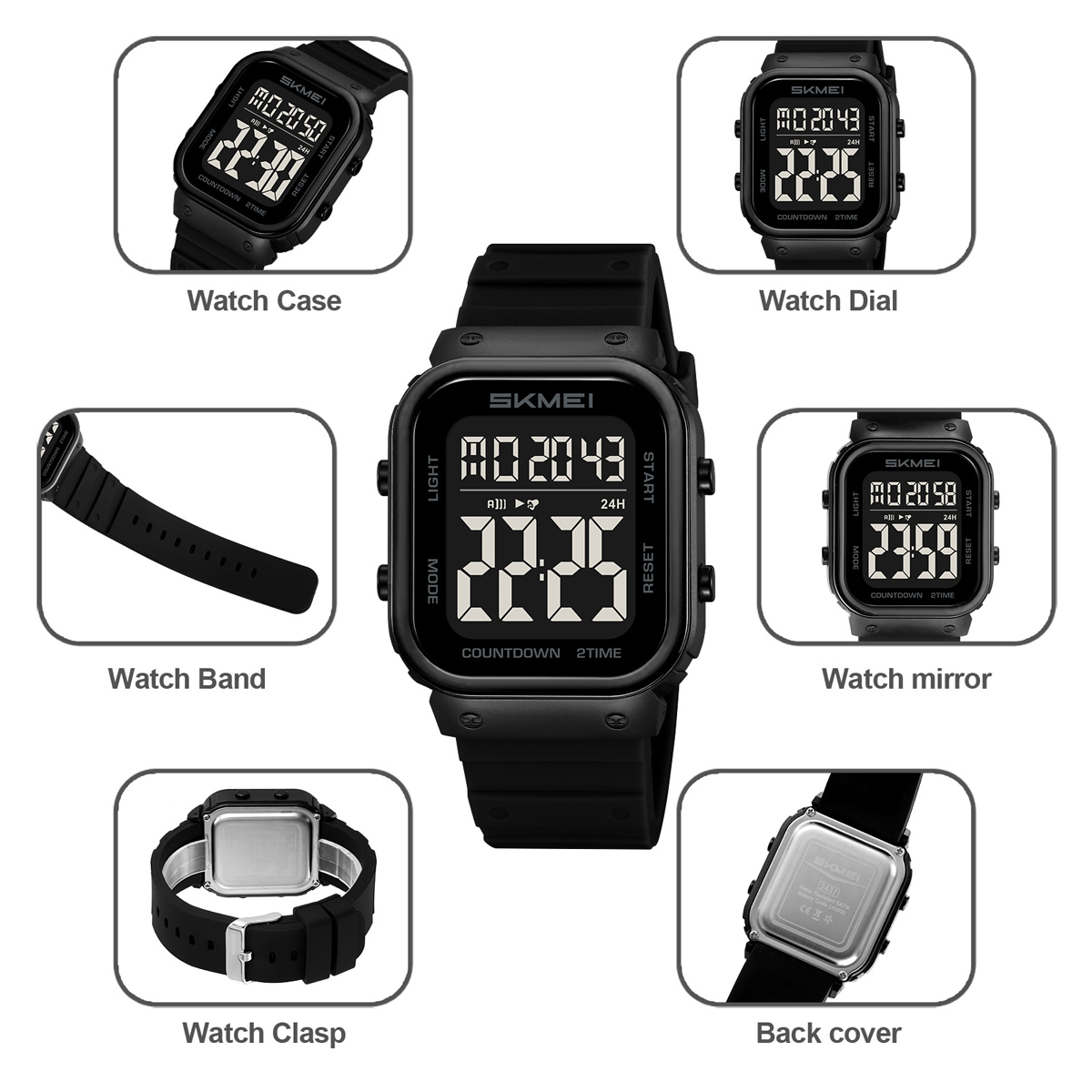 SKMEI 2437 Roj Fashion Digital Watch
