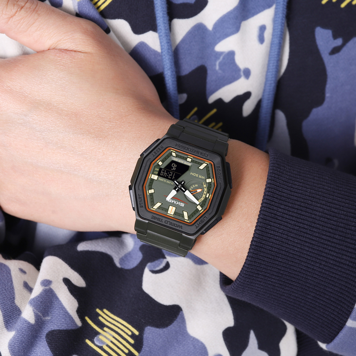 OEM ODM New Arrival Skmei 2438  Black Digital Watch 