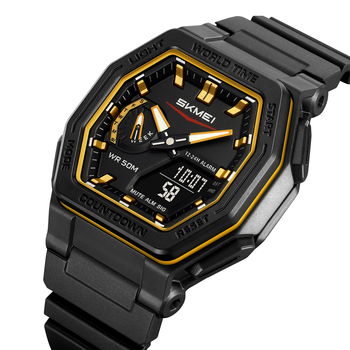 OEM ODM New Arrival Skmei 2438  Black Digital Watch 
