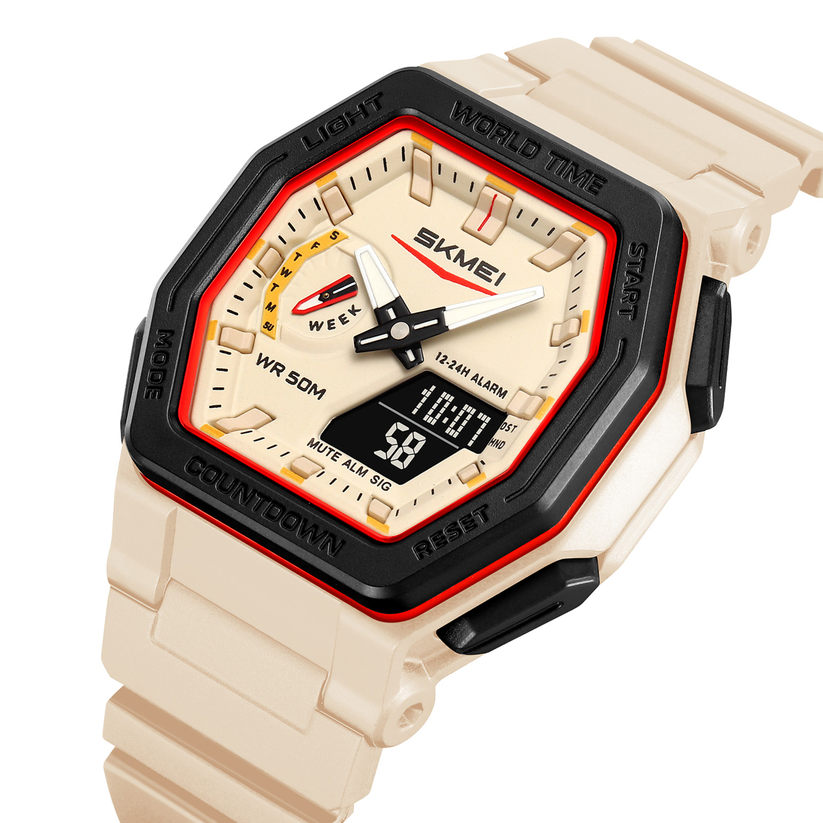 OEM ODM New Arrival Skmei 2438  Black Digital Watch 