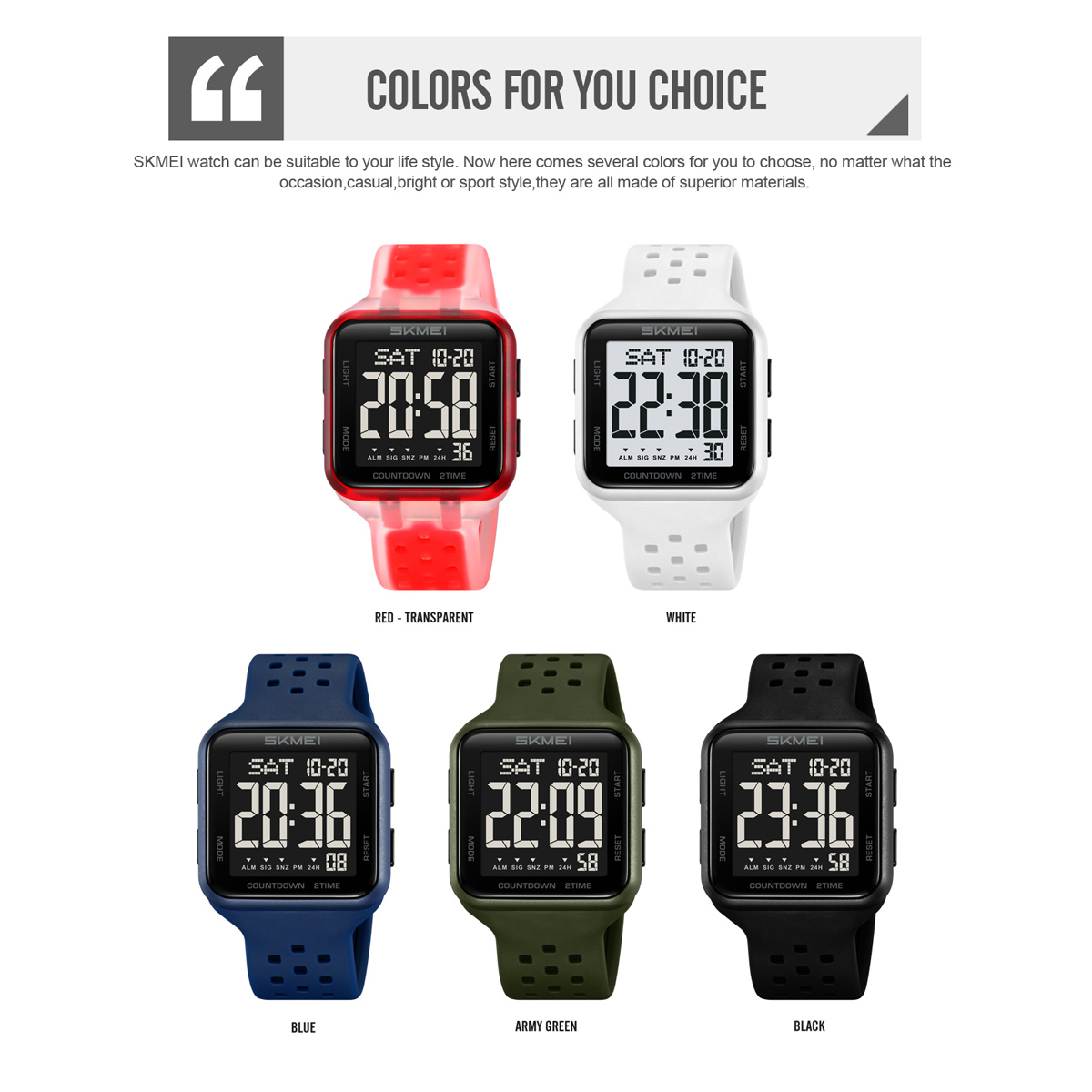 SKMEI 2440 Digital Watch Children