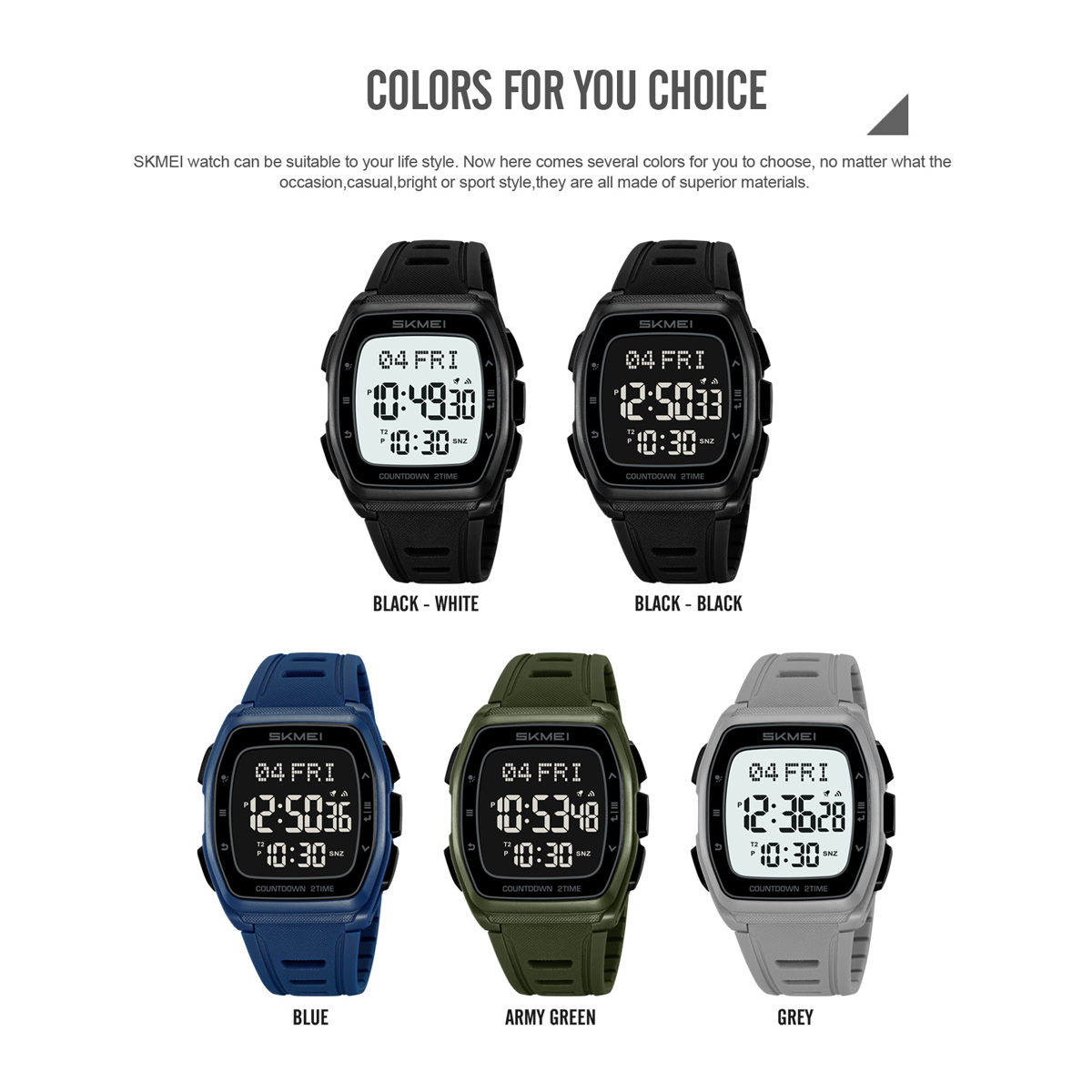 Fashion SKMEI 2441 Sports Watch For Men