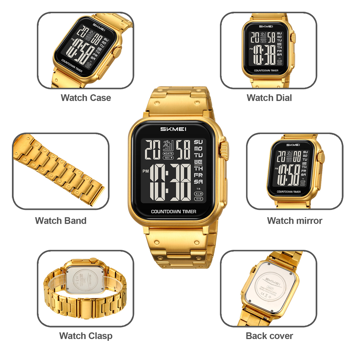 Skmei 2447 Fashion ODM Man Digital Watch