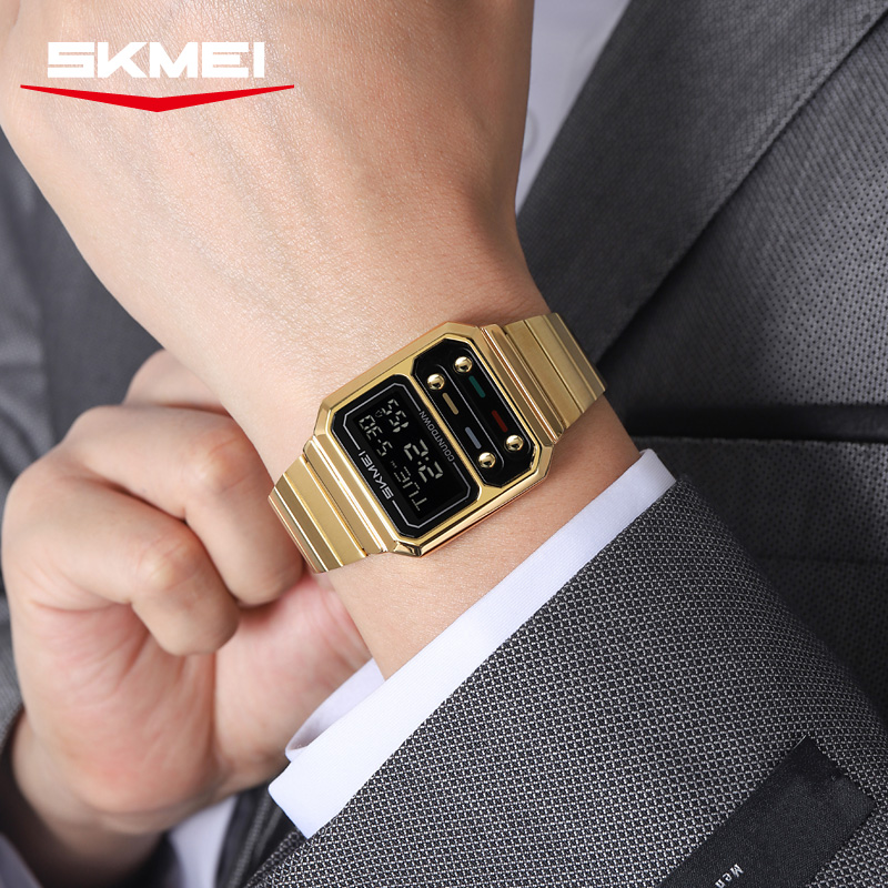 SKMEI 2448 Watches Men Business Digital Wristwatch