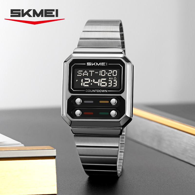 SKMEI 2448 Watches Men Business Digital Wristwatch