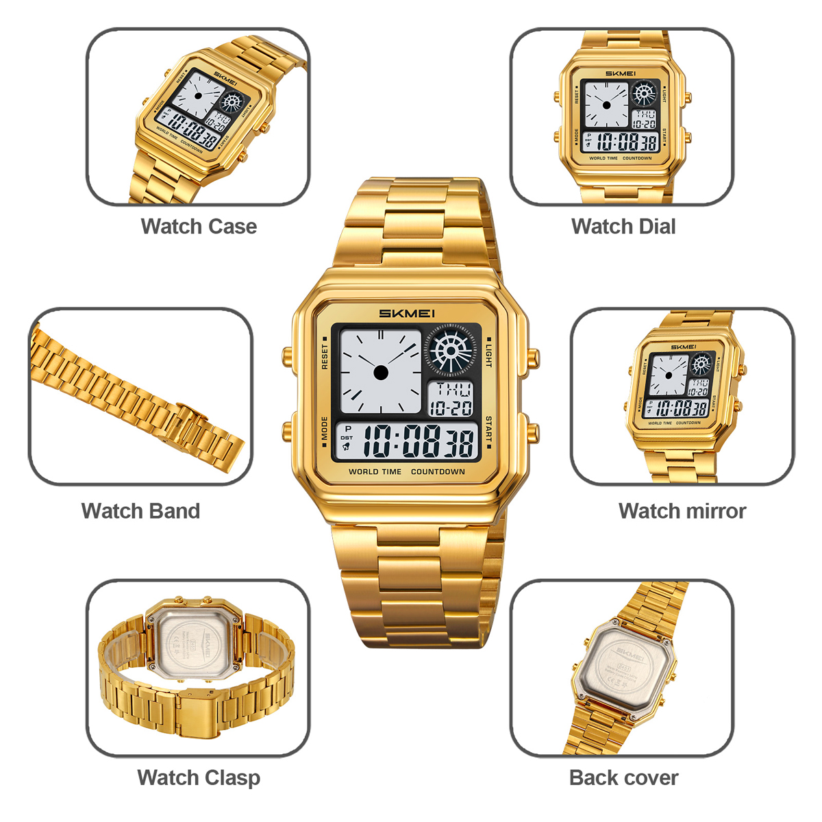 SKMEI 2451 Good Quality Hot Selling Factory Wholesale Multifunction Digital Watch
