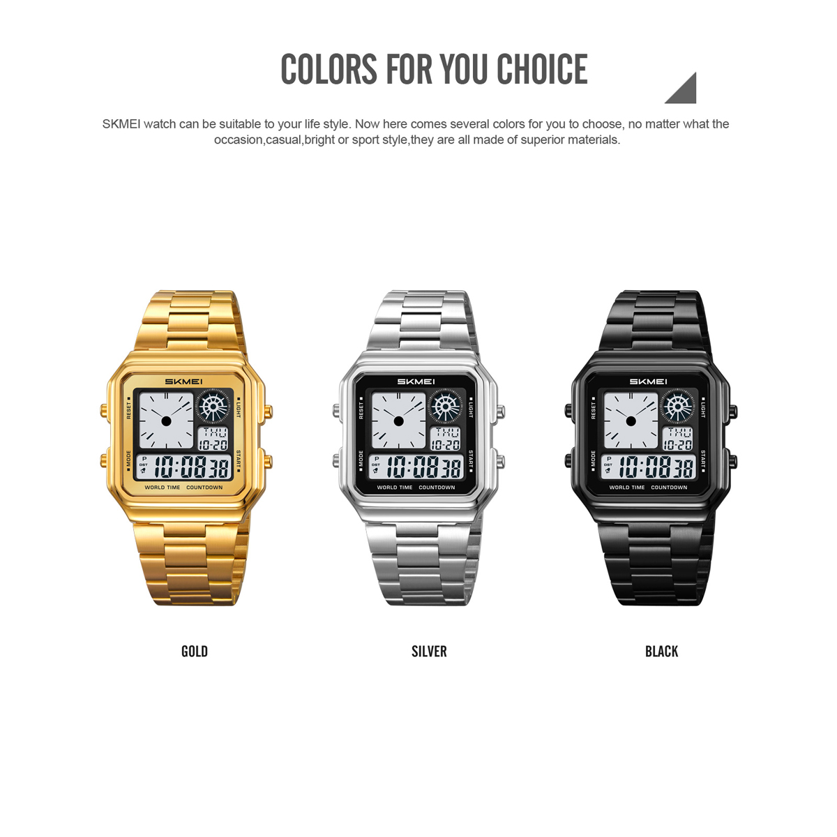 SKMEI 2451 Good Quality Hot Selling Factory Wholesale Multifunction Digital Watch