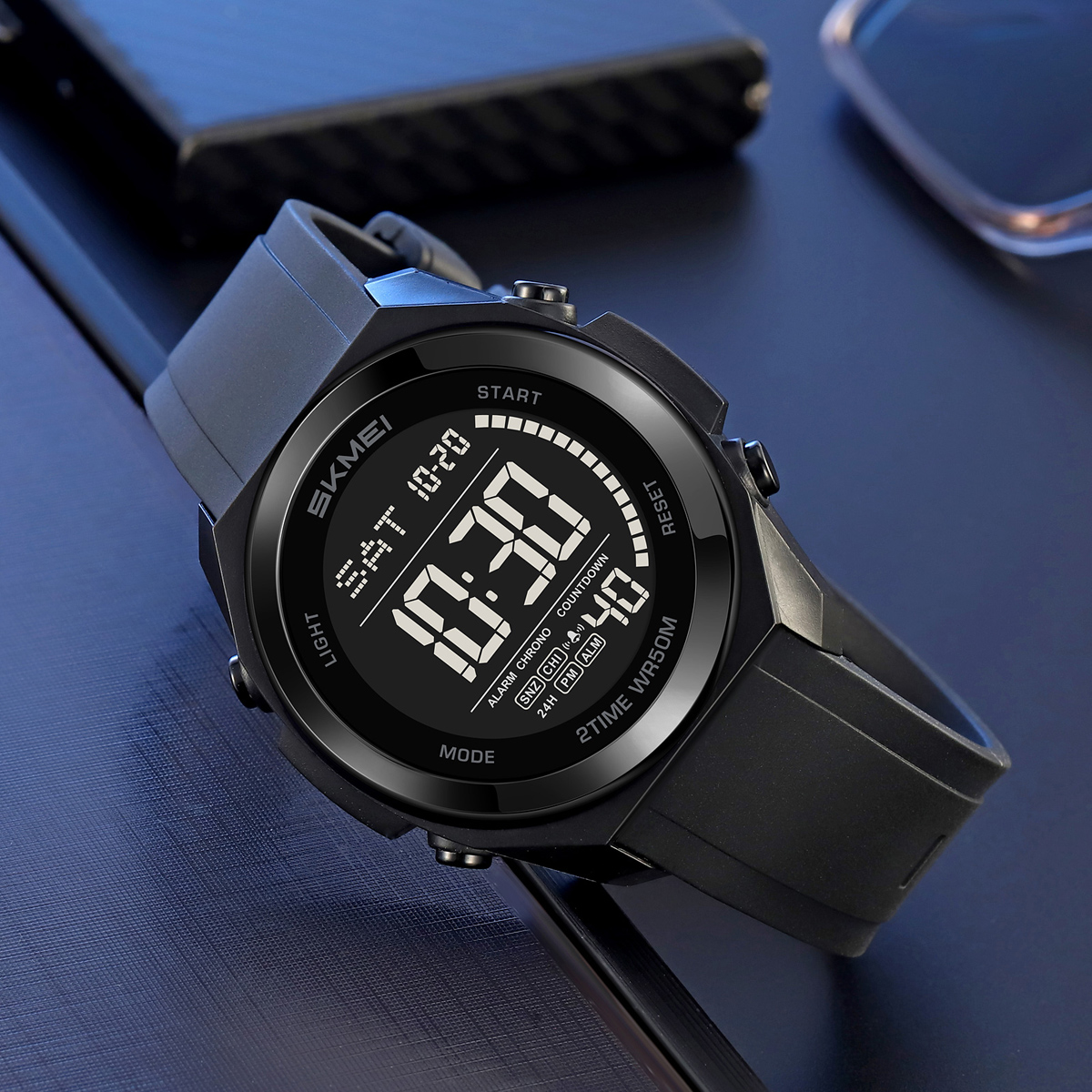 SKMEI 2455 Fashion Wrist Watch Men Wrist Sport Watch