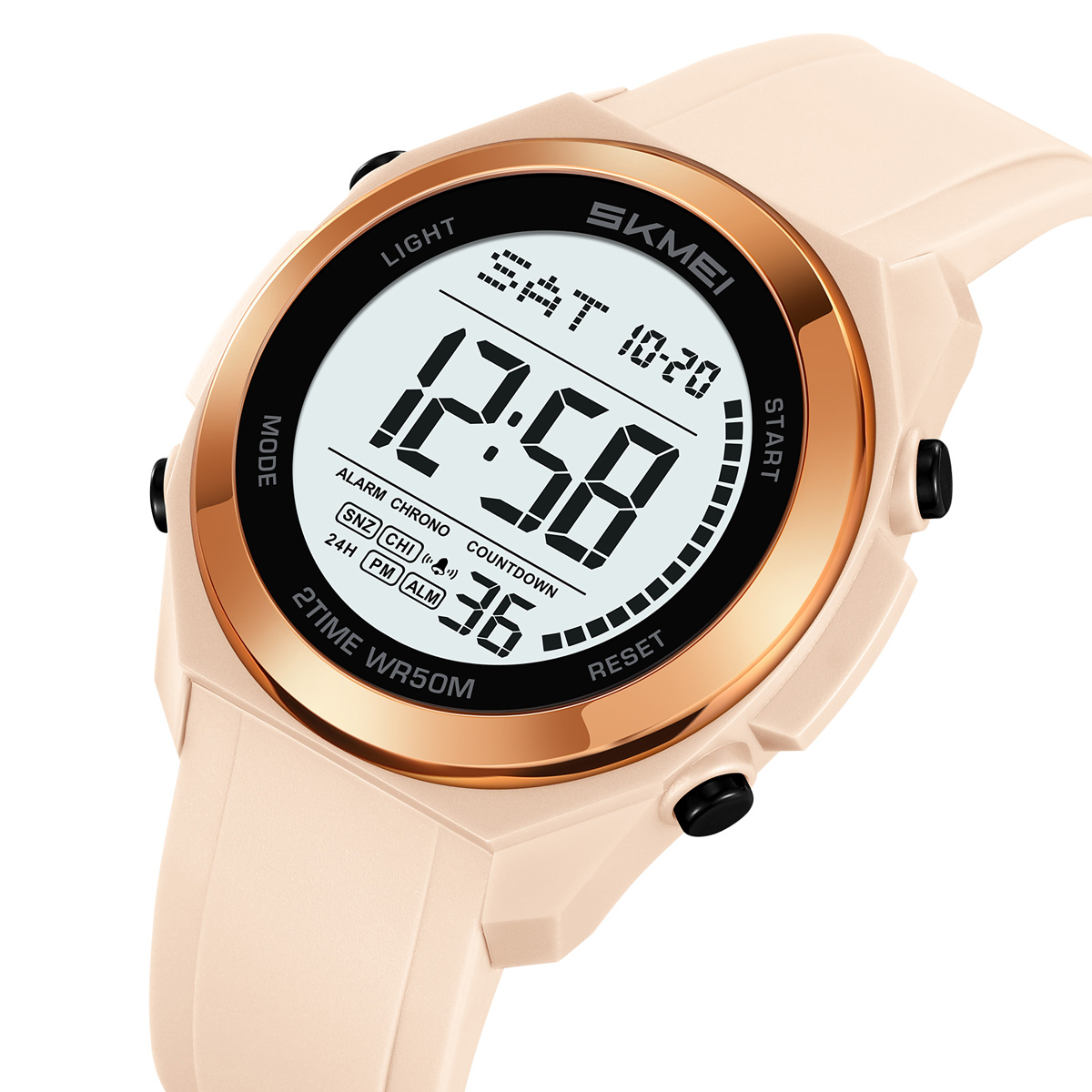 SKMEI 2455 Fashion Wrist Watch Men Wrist Sport Watch