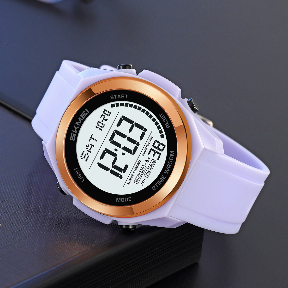 SKMEI 2455 Fashion Wrist Watch Men Wrist Sport Watch