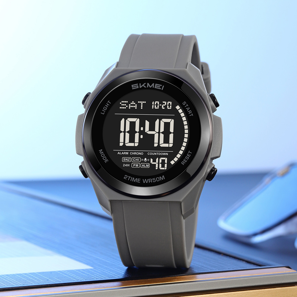 SKMEI 2455 Fashion Wrist Watch Men Wrist Sport Watch