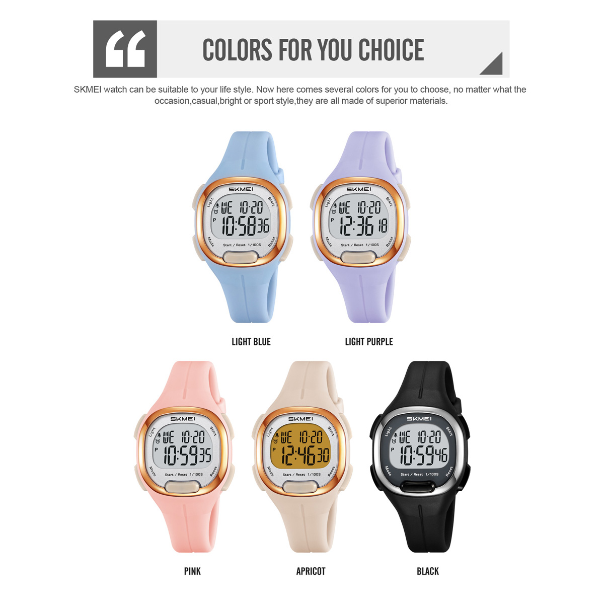 SKMEI 2457 Watches for Young girls