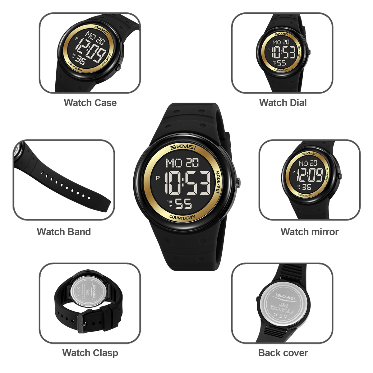 SKMEI 2462 NEW DIGITAL WATCH