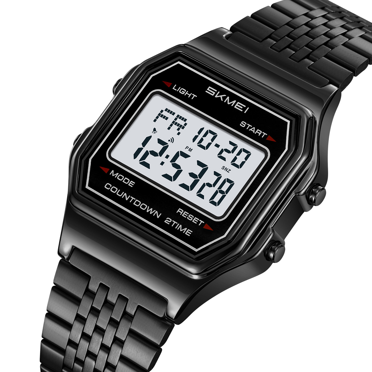 Fashion Brand SKMEI 2465 Top Quality White Style Water Resistant Digital Watch