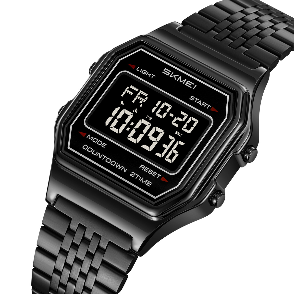 Fashion Brand SKMEI 2465 Top Quality White Style Water Resistant Digital Watch