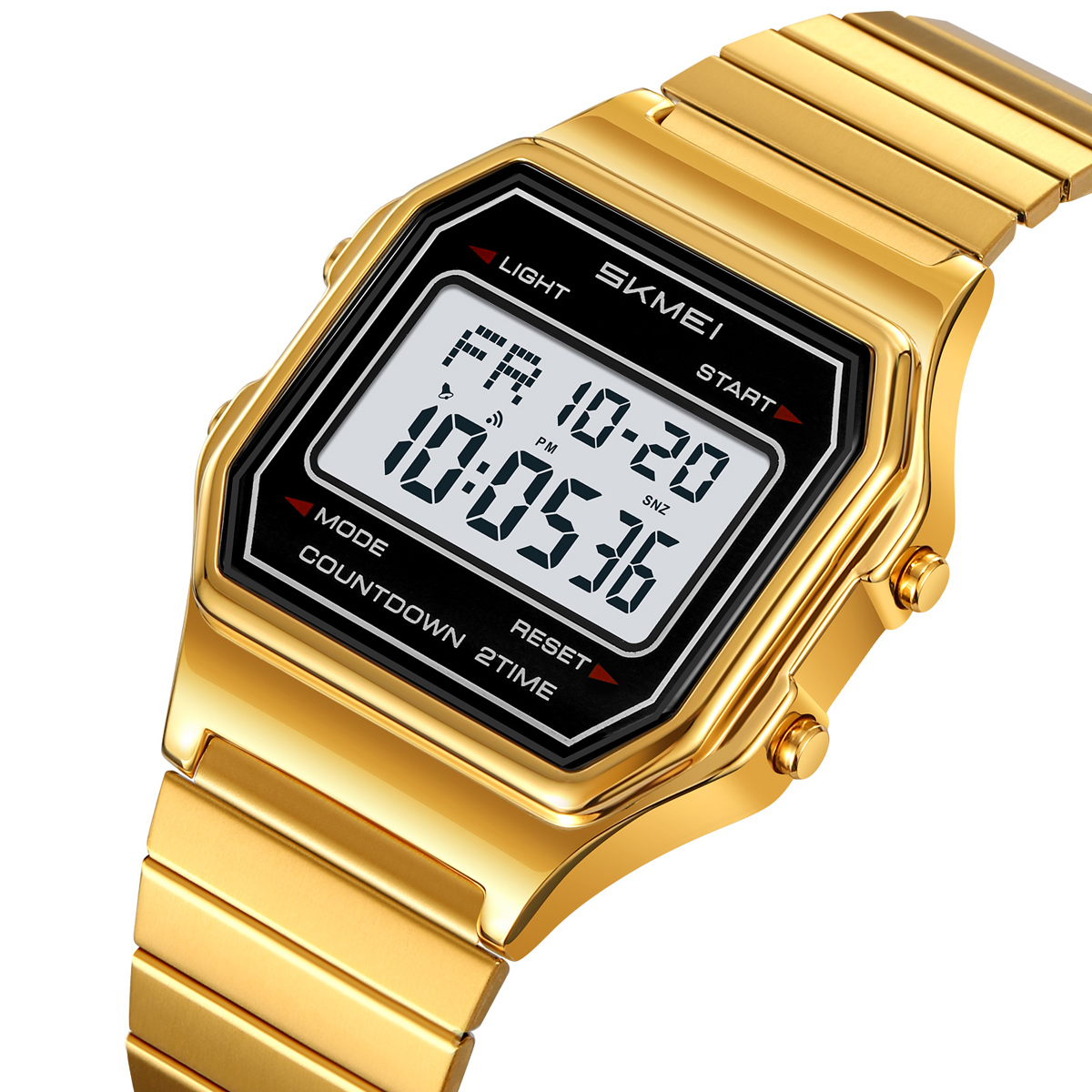 Fashion Brand SKMEI 2465 Top Quality White Style Water Resistant Digital Watch