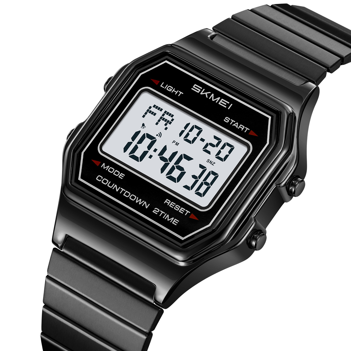 Fashion Brand SKMEI 2465 Top Quality White Style Water Resistant Digital Watch